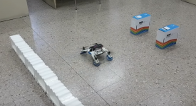 Беспилотник и колесную платформу использовали для создания передвижного робота